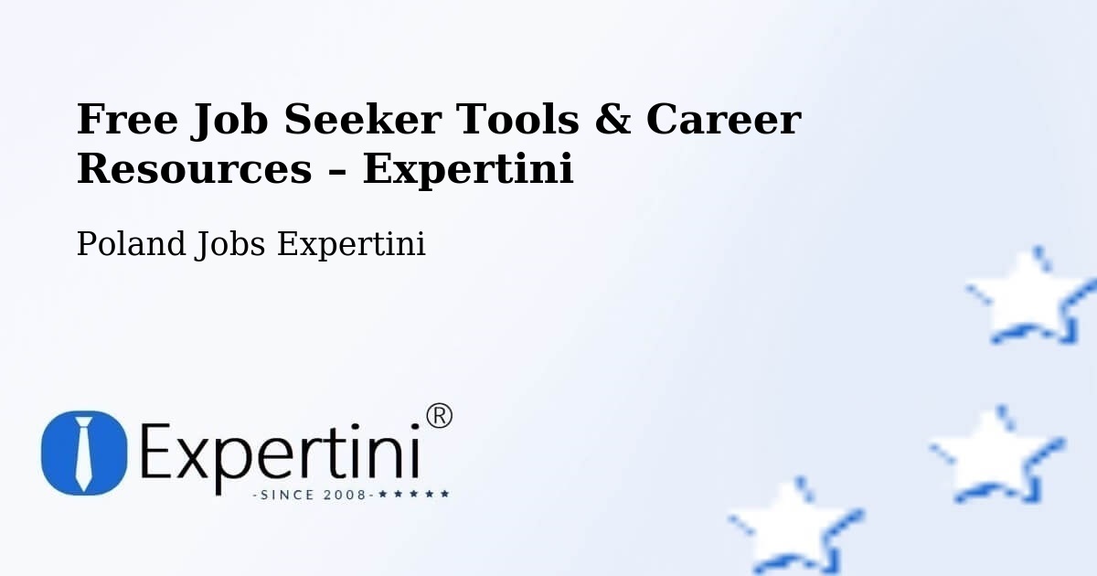 Free Job Seeker Tools & Career Resources – Bytom - Bytom, Poland Jobs Expertini